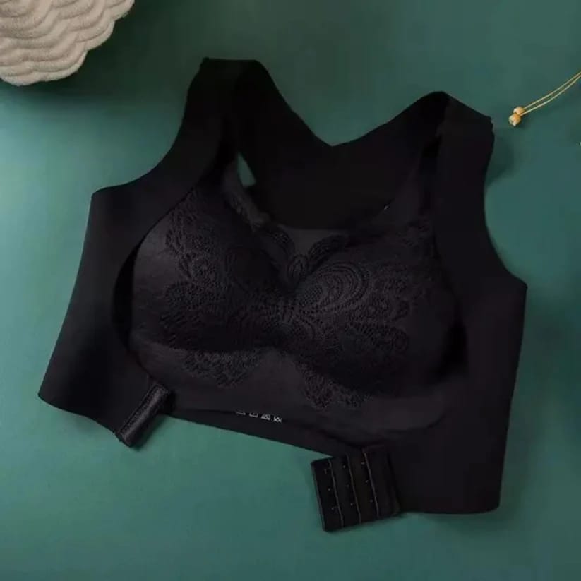 Front-closure active posture bra. image 2