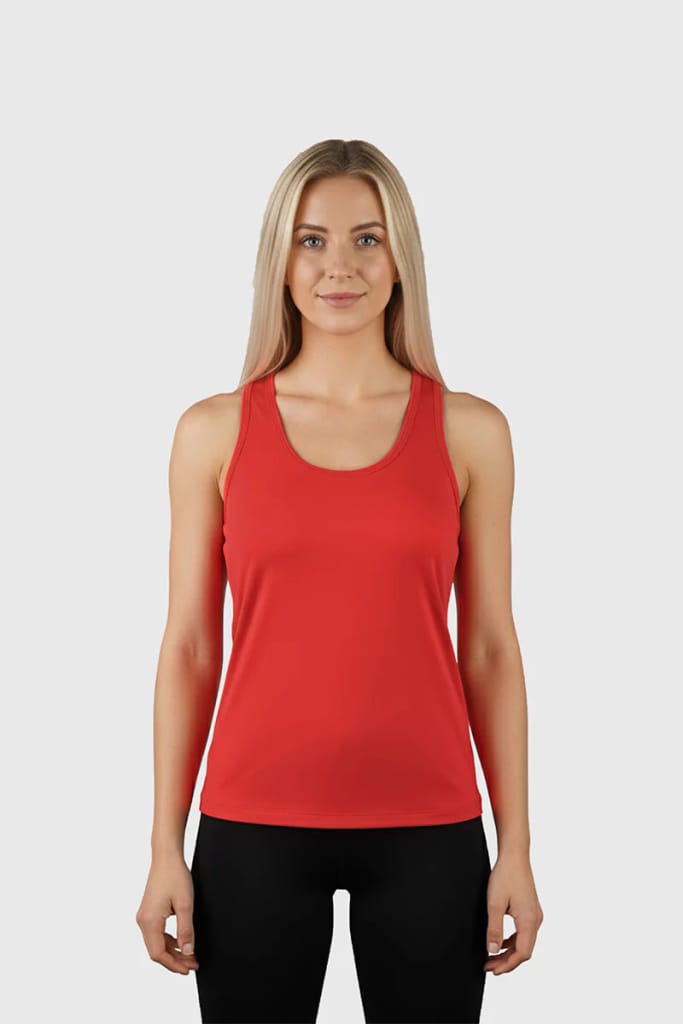 WOMEN TANK TOP RED image 1